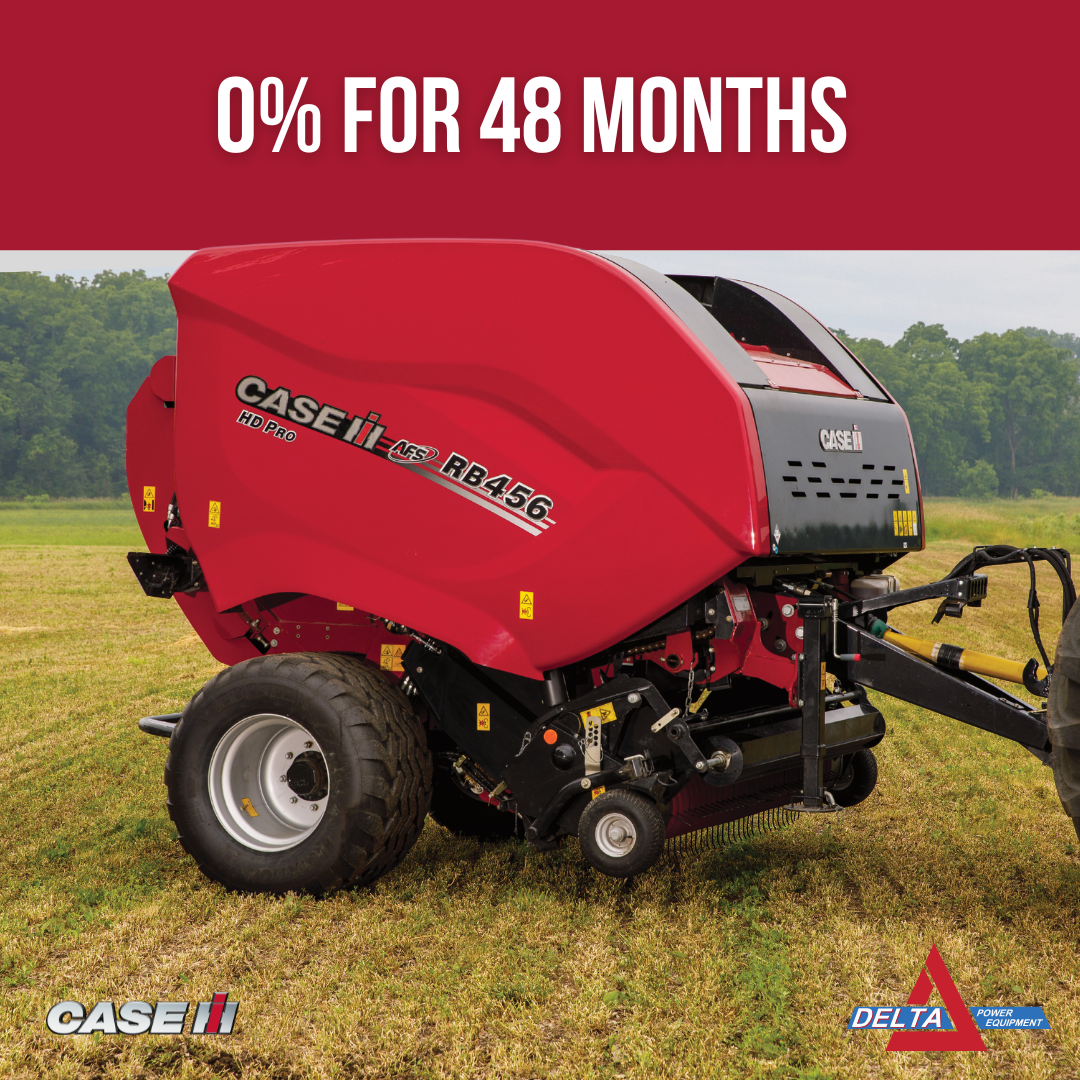 0% FOR 48 MONTHS ON SELECT CONVENTIONAL HAY & FORAGE